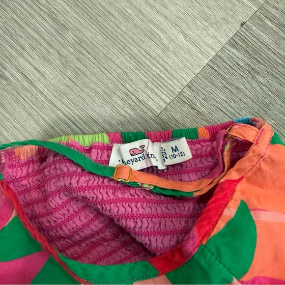 Vineyard Vines Vibrant Multicolor Girls Romper - Picture 3 of 3